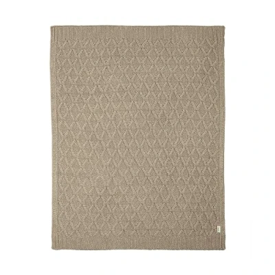 Image of Mamas &amp; Papas Small Knitted Blanket, Diamond