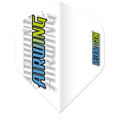 Image of RED DRAGON Airwing Unique Moulded Blue Logo Standard Dart Flights 1 Set Per Pack (3 in total)