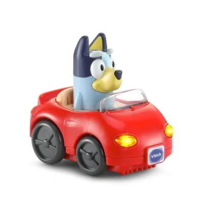 Image of VTech Toot Drivers Bluey Escape Convertible, Interactive Toddler Toy for Pretend Play with Lights and Sounds, Car, Suitable Ages 12 Months, 2, 3, 4 Years Plus, English Version