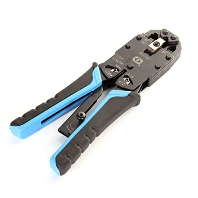 Image of FOTGA LY516 RJ11 / RJ12 RJ45 RJ50 8P 10P 6P 4C Network LAN Cable Wire Crimping Tool Connector Net Crimper,Black and Blue