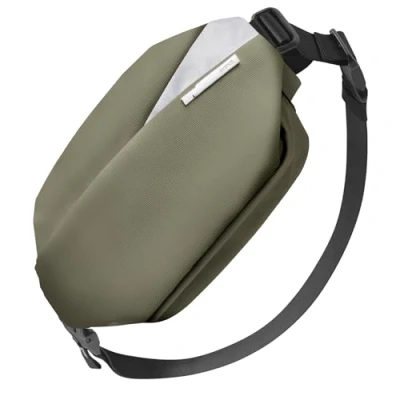 Image of Inateck Sling Bag, Stylish Crossbody Bag with Adjustable Shoulder Strap, Splash Resistant Chest Bags for Men and Women Multipurpose Fanny Pack Travel, Gym, Cycling, Work, Sport, Olive