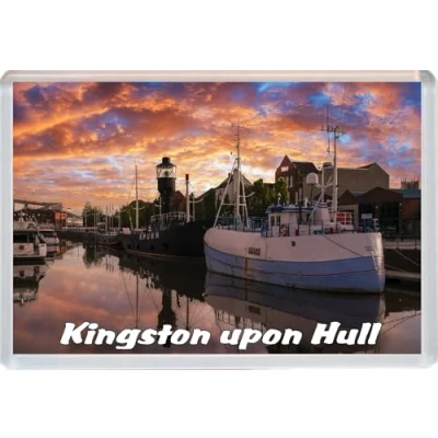 Image of Kingston upon Hull Yorkshire 96 x 67mm Jumbo Fridge Magnet/Magnets BBFHM922