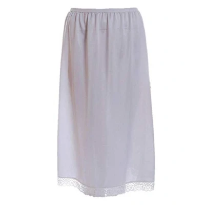 Image of undercover lingerie Ladies Polyester Waist Slip White XOS 28&quot; Long