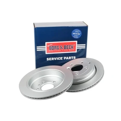 Image of Borg &amp; Beck BBD4532 Brake Disc Pair (Rear): Land Rover Disco 2.7d 10/04