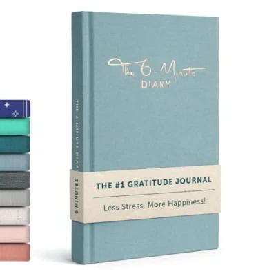 Image of 6 Minute Diary 3 Million Copy Bestseller Gratitude Journal for Women &amp; Men Guided Mental Health Based on Positive Psychology Daily Manifestation Self Care Mindfulness