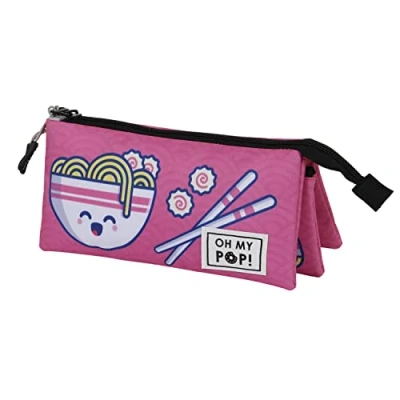 Image of Oh My Pop! Yaki 2.0 FAN Triple Pencil Case, Pink