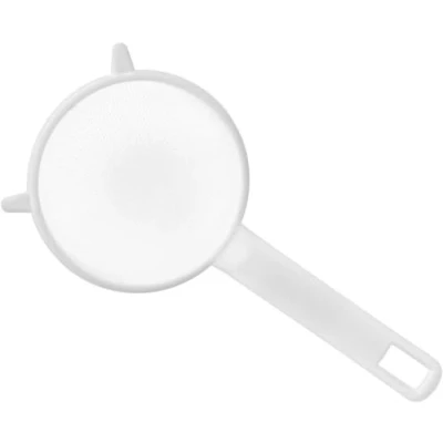 Image of Chef Aid White Plastic Tea Strainer