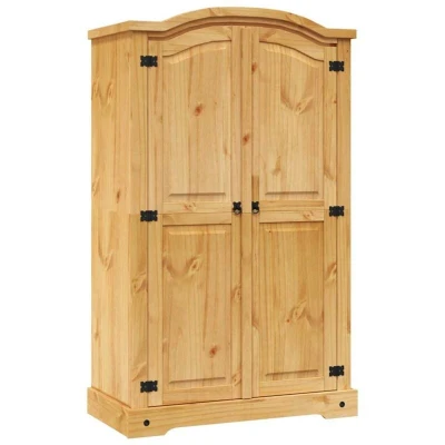 Image of vidaXL Wardrobe Mexican Pine Corona Range 2 Doors