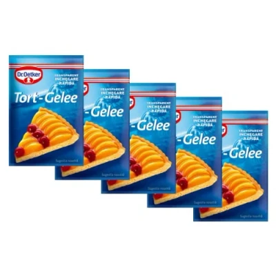 Image of Dr. Oetker Clear Cake Jelly Glaze 8g [Pack of 5]