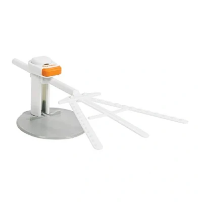 Image of Fiskars 177190 1001 Flat Vinyl Alignment Tool, White/Orange