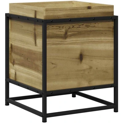 Image of vidaXL Garden Planter 40x40x50 cm Impregnated Wood Pine