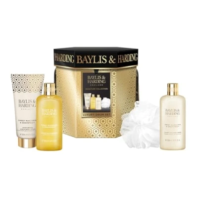 Image of Baylis &amp; Harding Sweet Mandarin Grapefruit Luxury Drum Gift Set Vegan Friendly (Pack of 1)