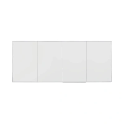Image of Bi Office Outsize Magnetic Whiteboard, 240 x 100 cm, Lacquered Steel Surface, Aluminium Frame
