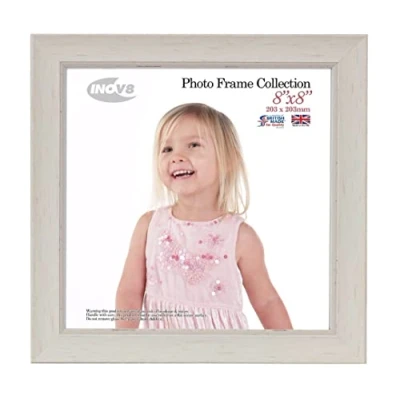 Image of Inov8 Framing PFES SWWH 88 Frames, Wood, Washed White, 8x8 inch