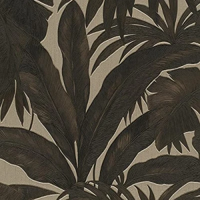 Image of Jungle Wallpaper Versace 2 Non Woven 10.05 m x 0.70 Brown Black Made in Germany 962401 96240 1