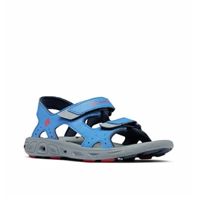 Image of Columbia Unisex Kids Techsun Vent sports sandals, Blue (Y Stormy x Mountain Red), 6 UK