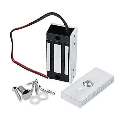 Image of GXY 60KG/132lbs Electromagnetic Lock Access Control Electronic Magnetic DC12V Fail Safe NC Mini Small Door for Electric Security System