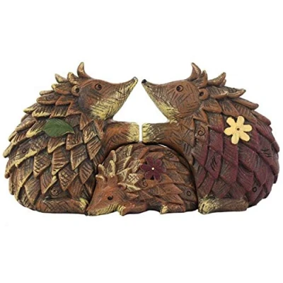 Image of Jones Home and Gift Hedgehog Family (4/24), Multicolour, 10x19x16 cm