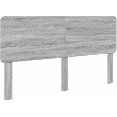 Image of vidaXL Headboard with Grey Sonoma 200 cm Engineered wood