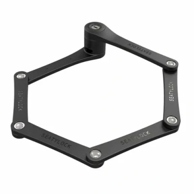 Image of FOLDYLOCK SEATYLOCK Padlock 85CM Black AND Red