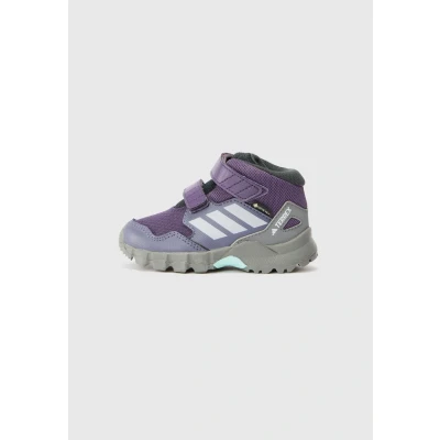 Image of Adidas Terrex Skychaser Unisex Walking shoes for kids, Size: 3K, Aurora plum/glory grey/semi flash aqua