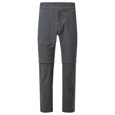 Image of Craghoppers Mens Kiwi Pro II Convertible Trousers (Lead Grey) Size 40 Long