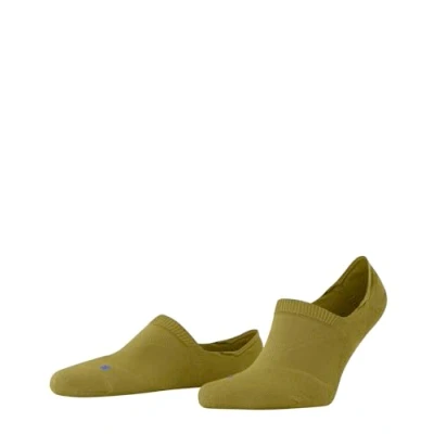 Image of FALKE Unisex Cool Kick Invisible U IN Soft Breathable Quick Drying No Show Plain 1 Pair Liner Socks, Green (Vegetal 7471), 4 5