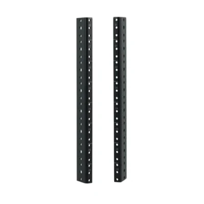 Image of Gator Rackworks Heavy Duty Steel Rack Rail Set; 8U Size (GRW RACKRAIL 08U)