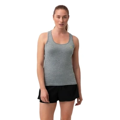 Image of DANISH ENDURANCE Gym Tank Top, Running Vest, Sleeveless, Racerback, for Women, Grey Mélange, Medium