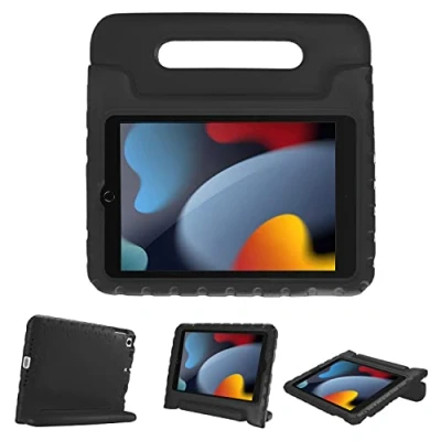 Image of ProCase Kids Case for iPad 10.2 Inch 2021 2020 2019 (7th 8th 9th Generation) / Pro 10.5/ Air 3, Super Shockproof Cover Lightweight Protective Black