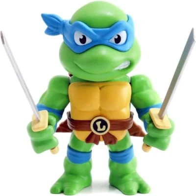 Image of TEENAGE MUTANT NINJA TURTLES 4&quot; LEONARDO DIE CAST COLLECTOR FIGURE