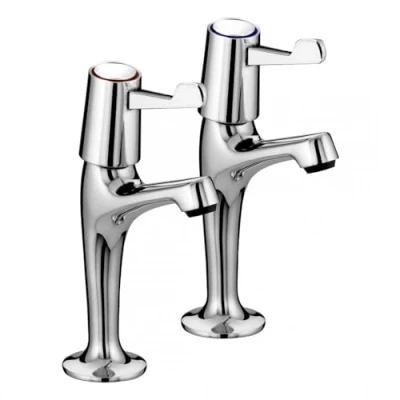 Image of Bristan VAL2 HNK C CD Value High Neck Taps, Chrome