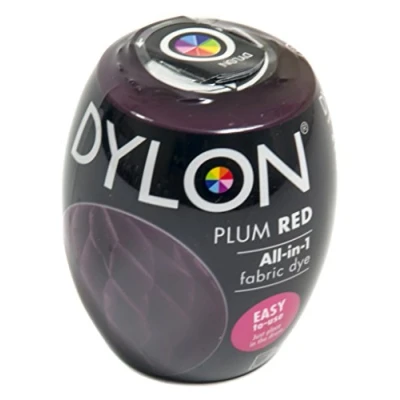 Image of Dylon Machine Dye Pod Box of 3 Plum Red, 25 x 10 4 cm