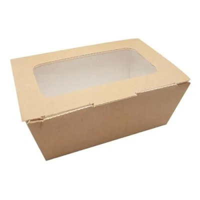 Image of Huhtamaki Taste Small Food to Go Box (with Window) (Pack of 360)