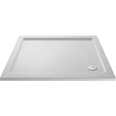 Image of nuie NSR024 Trays Modern Bathroom Slip Resistant Rectangular Shower Tray, 900mm x 1200mm, Matt White
