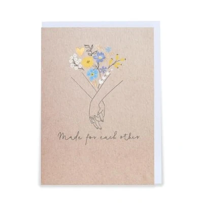 Image of Kindred Made For Each Other Wedding Day Card