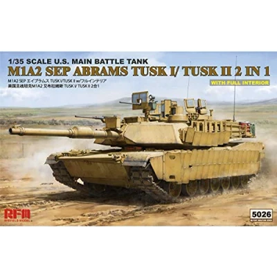 Image of Rye Field Model 1:35 M1A1/ M1A2 TUSK with Full Interior Military Kit