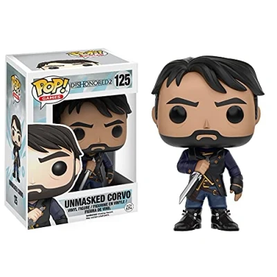 Image of Funko POP! Dishonored 2 Unmasked Corvo Vinyl Figure #125 Exclusive