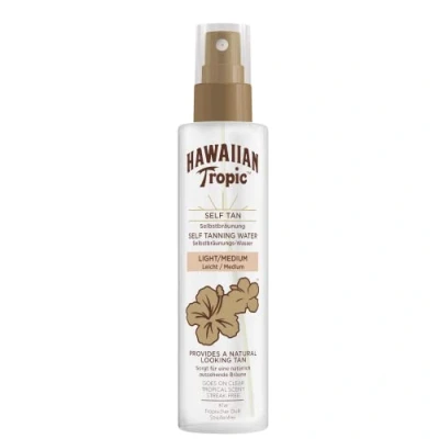 Image of Hawaiian Tropic Light/Medium Self Tanning Water 190ml