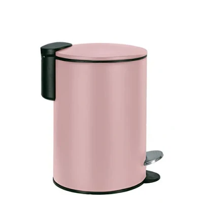 Image of Kleine Wolke Old Rose Cosmetic Bin Stainless Steel 3 L Bucket