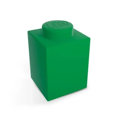 Image of Lego Iconic 1x1 Silicone Brick LED Night Light Green with Automatic 8 Color Changing and Manual Lock (3 AAA Batteries Included) 116mm Height x 78mm Width