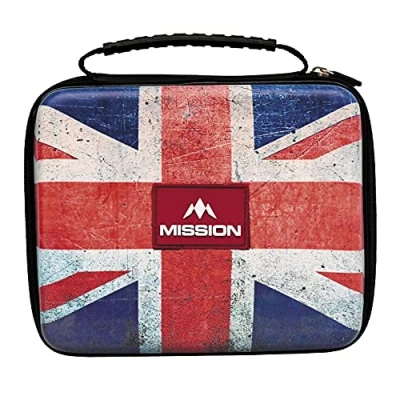 Image of Mission Darts W135 Freedom Premium Case with EVA Material, Union Jack, Luxor XL