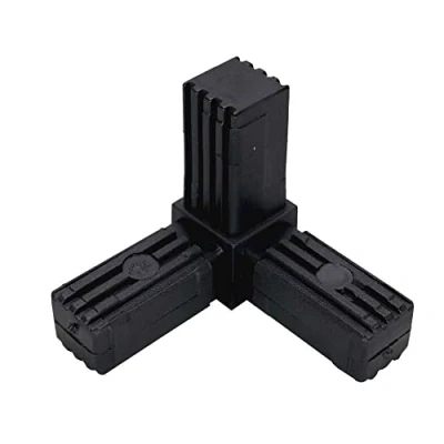 Image of cyclingcolors Square Tube connectors 2 or 3 Way 20x20 25x25 30x30 20mm 25mm 30mm Plastic Joint Shelf Holder (Y (20mm))