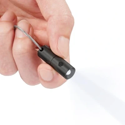 Image of KeyUnity KF00 Titanium Mini Led Flashlight Keychain, Keychain Torch, Flashlight, Keyring Torches Super Bright, Small Edc Gadgets,Waterproof Torch for Camping, Hiking, Climbing, Fishing