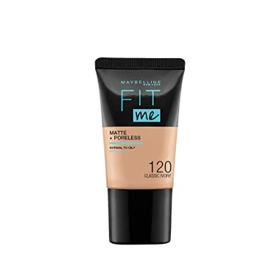 Image of Maybelline Fit Me Matte + Poreless Foundation 120 Classic Ivory 18 ml