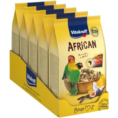 Image of Vitakraft African Parrot Food Small Breeds 750 g (Pack of 5)