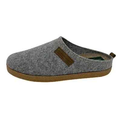 Image of Amado Macario &#039;RELAX&#039; Nerja Eco Friendly Outback Slippers Rubber Sole (EU sizes) GREY size 41 EU / 7 UK