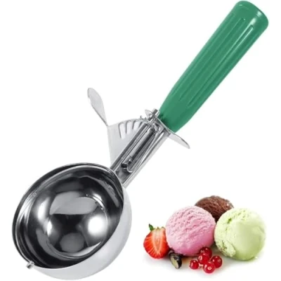 Image of Ice Cream Scoop Safe and Environmentally Friendly Multifunctional Stainless Steel Spoon is Suitable for Home Dessert Shops