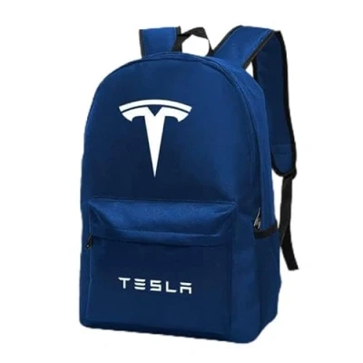 Image of GRFIT Backpack School Bags, for Tesla Large Capacity Rucksacks with Laptop Compartment, Lightweight Casual Daypack Travel Backpack,Blue