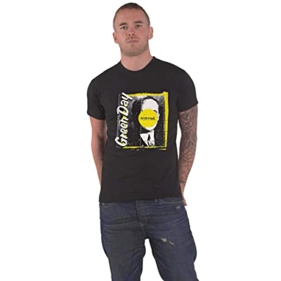Image of Green Day T Shirt Nimrod Tracklist Band Logo Official Unisex Black L